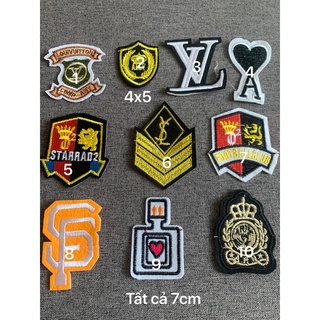 Logo thêu các loại thuong hiệu