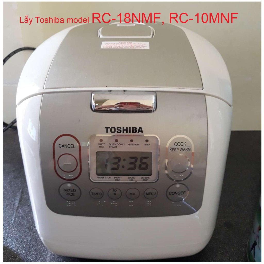 Lẫy khóa nồi cơm điện Toshiba model RC-18NMF và RC-10MNF