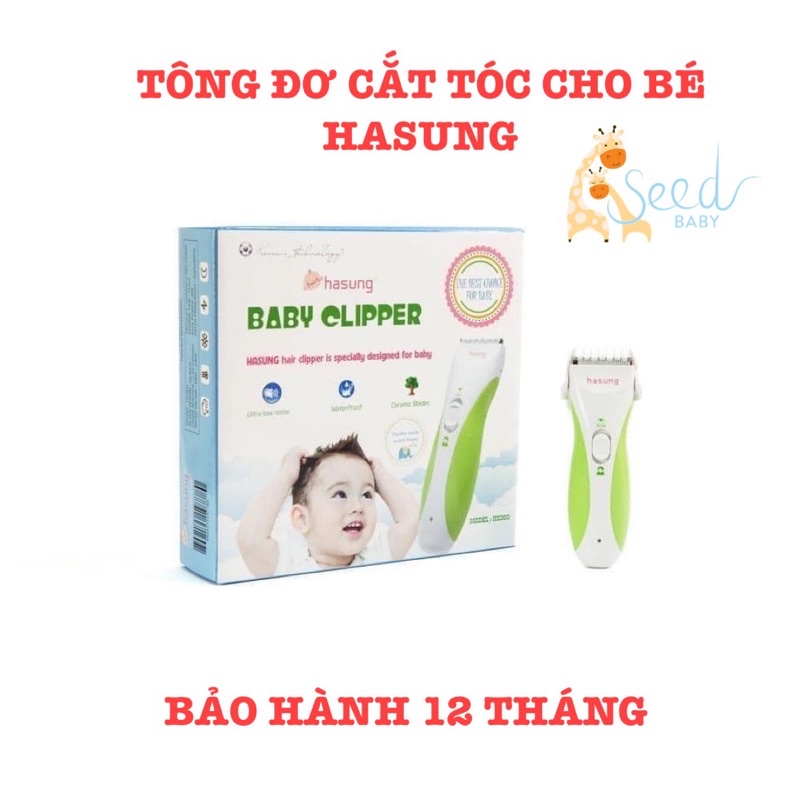 Tông đơ cắt tóc cho bé Hasung Hàn Quốc - Seed Baby
