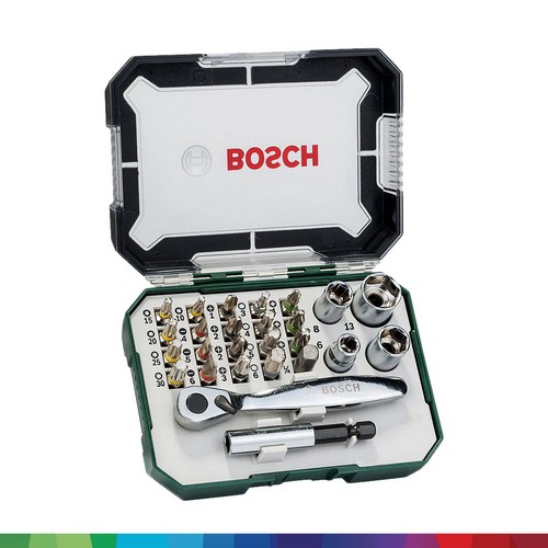 Bộ vặn vít Bosch 26 món 2607017322