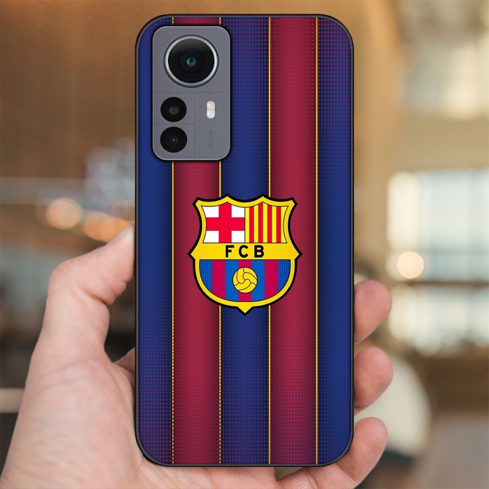 Ốp lưng Xiaomi 12 viền đen in hình Barcelona Barca