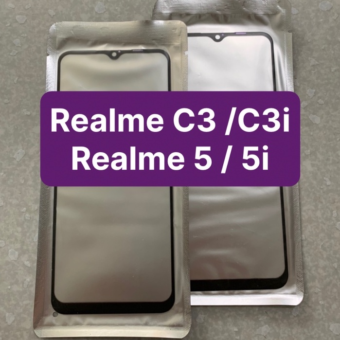 kính ép liền keo Realme C3 / realme C3i / realme 5 / 5i / 5s / realme 6i