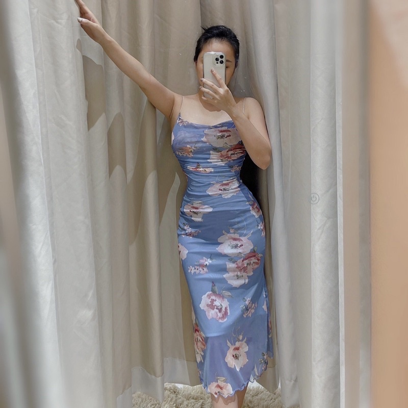 (Sẵn đủ màu) Đầm Đuôi Cá 2 Dây Hàng Thiết Kế | BigBuy360 - bigbuy360.vn