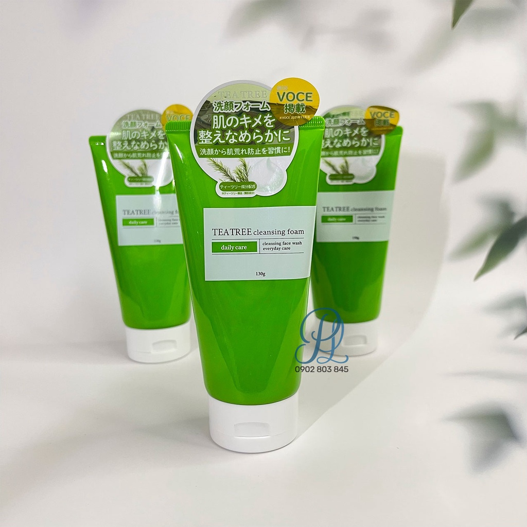 Sữa Rửa Mặt Hàng Ngày Chiết Xuất Tràm Trà Tea Tree Cleansing Foam 130g