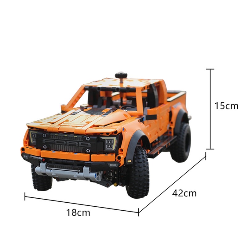 Đồ chơi lắp ráp Technic 55355 42126 Mô hình Xe Ford Raptors F-150 Pickup Truck Racing Car - Xếp hình thông minh