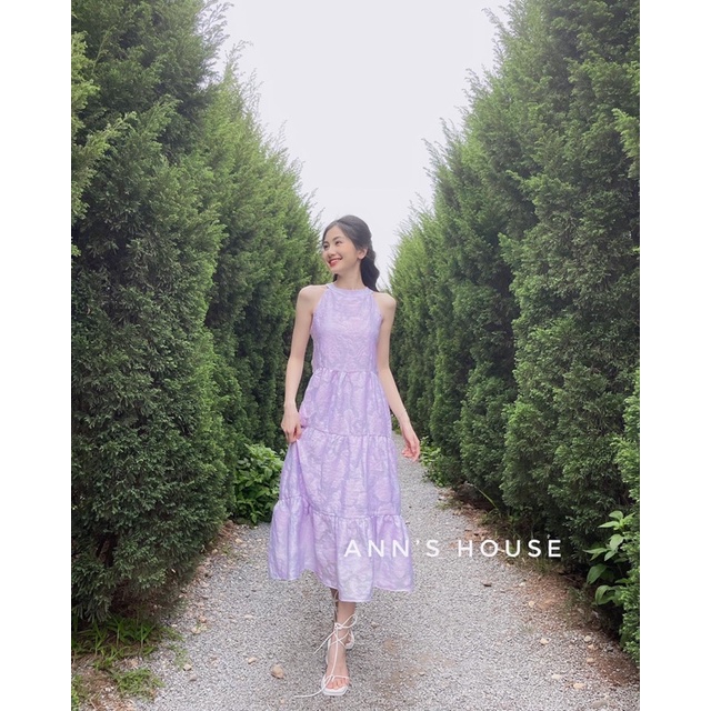Váy oganza hoa nổi
