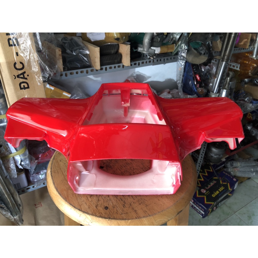 Hộp đầu đèn xe cub đèn vuông như DD+DH+82+84+91+94...sơn đỏ