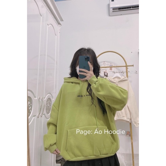 [ Rẻ vô địch ] Áo hoodie nỉ form rộng mũ hai lớp - Live s mplo