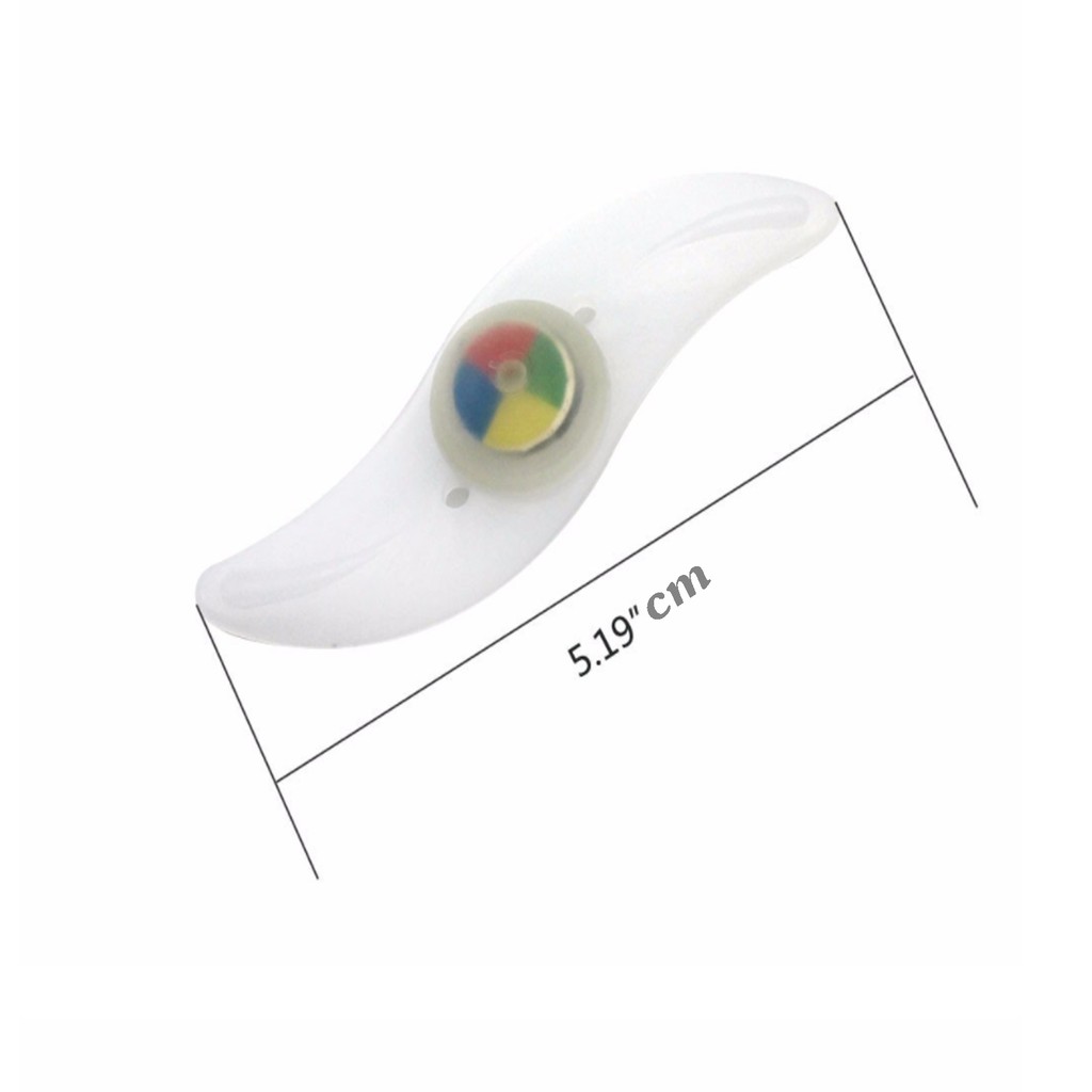 Đèn Led Xe Đạp Hình Cánh Quạt 3 Chế Độ Sáng Gắn Bánh Xe Đạp - Chống Nước, Cao cấp full hộp đựng - D09