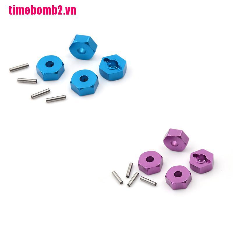 Bộ 4 Đai Ốc Lục Giác 12mm Bằng Nhôm Cho Trục HSP