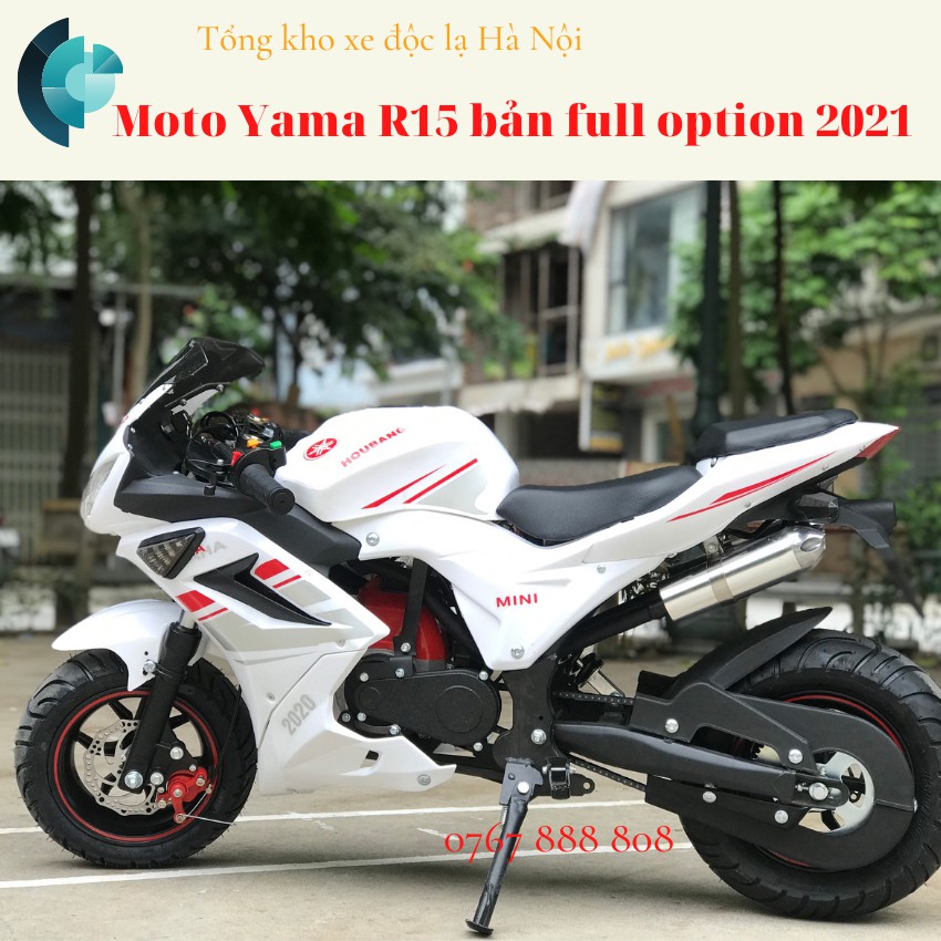 Xe Moto mini 50cc R15 v3 Bản cao cấp hàng xuất Châu Âu - Moto mini R15