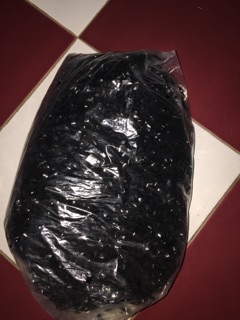 1KG Thun dẻo màu đen cột tóc