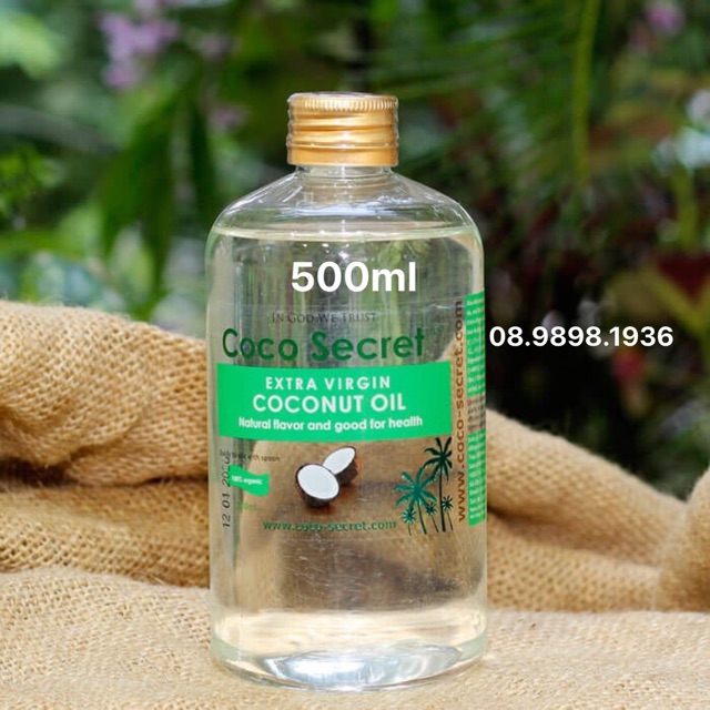 ❄ (2023) 500ml Dầu dừa nguyên chất Coco Secret 500ml giảm đến 46%! ❄