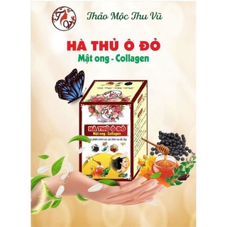 Hà thủ ô mật ong collagen 500g, viên hà thủ ô đỏ giúp cải thiện tóc bạc sớm, rụng tóc, hói đầu, mọc tóc, hàng loại 1