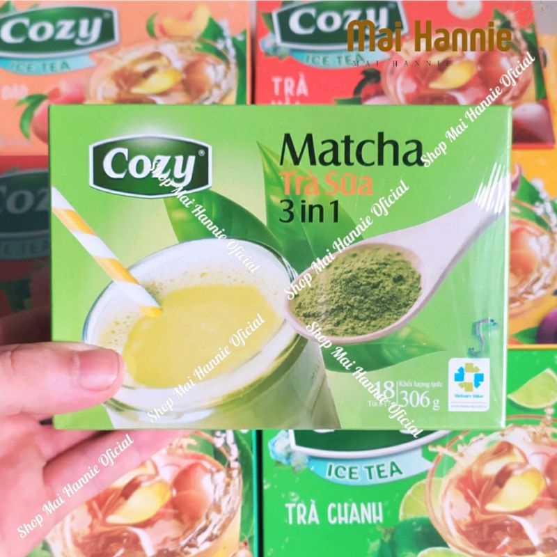 Trà Cozy IceTea các Hương Đào-Chanh-Sâm Bí Đao-Chanh Hương