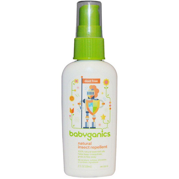 Tinh dầu xịt chống muỗi Babyganics 59ml M209