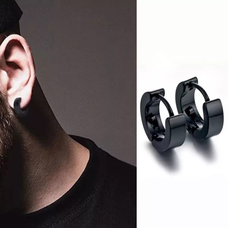 Set 6 Đôi Bông Tai Bằng Thép Không Gỉ Thời Trang Cho Nam Và Nữ