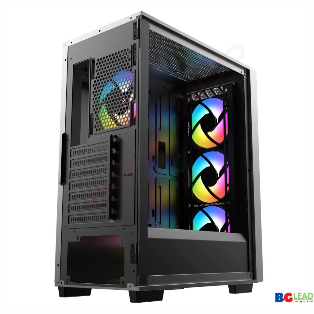 Vỏ case máy tính | Thùng máy tính XIGMATEK LUX G SHADOW 3FX - PREMIUM GAMING ATX, KÈM 03 FAN XIGMATEK X22ARGB