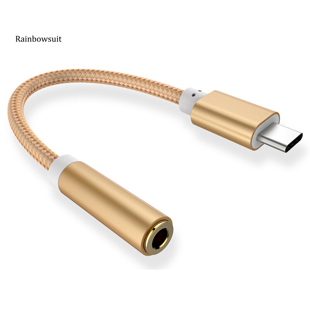 Cáp chuyển đổi cổng Type C sang giắc cắm 3.5mm tiện dụng