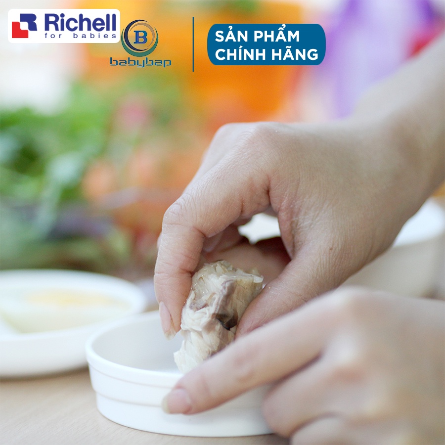 Bộ Chế Biến Ăn Dặm Kiểu Nhật Richell Bộ 8 Món Làm Từ Chất Liệu Cao Cấp, An Toàn
