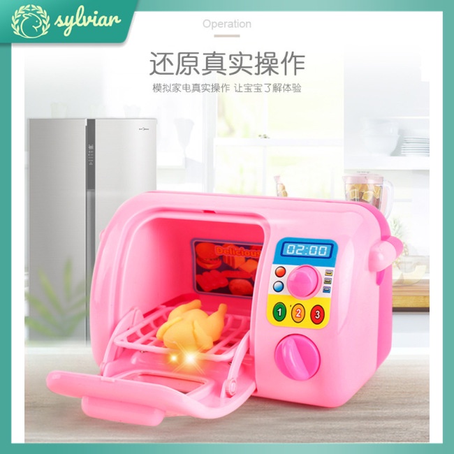 Lò Vi Sóng Đồ Chơi Mô Phỏng Cho Bé