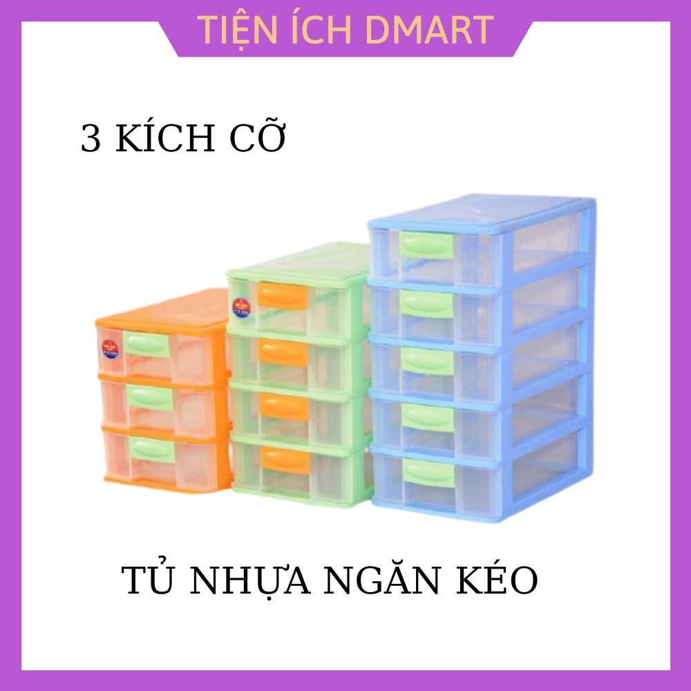 tủ nhựa mini nhiều tầng , tủ nhựa ngăn kéo Việt Nhật 3685