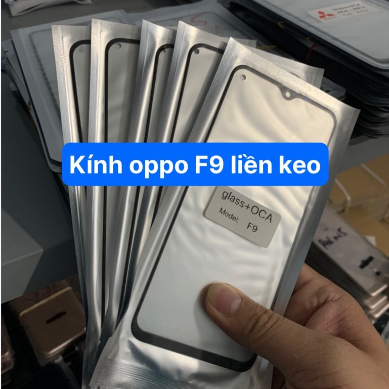 kính oppo F9 / A7x / Realme 2 pro - kính ép liền keo