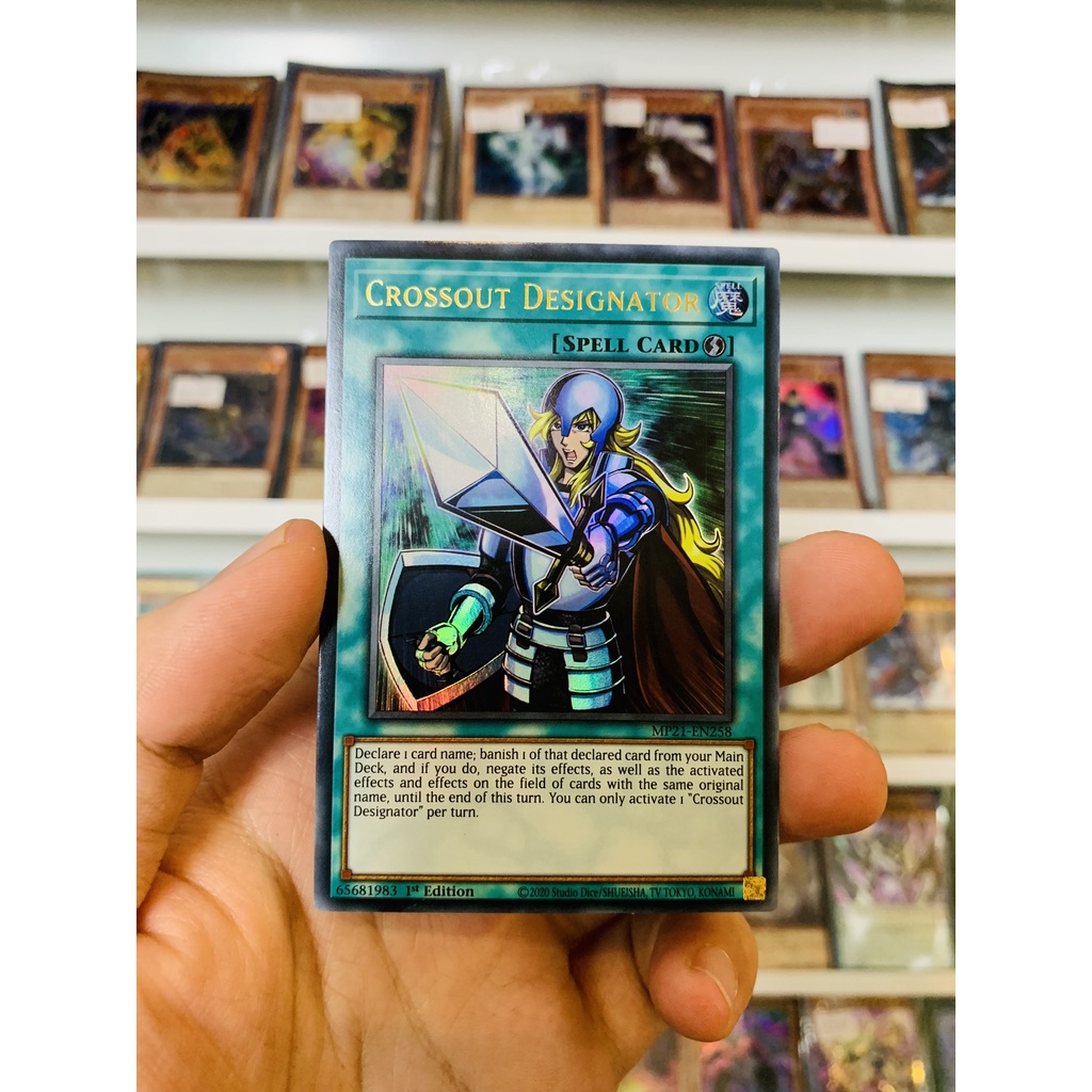Thẻ Bài Lẻ YugiOh! Mã MP21-EN258 - Crossout Designator - Ultra Rare - 1st Edition