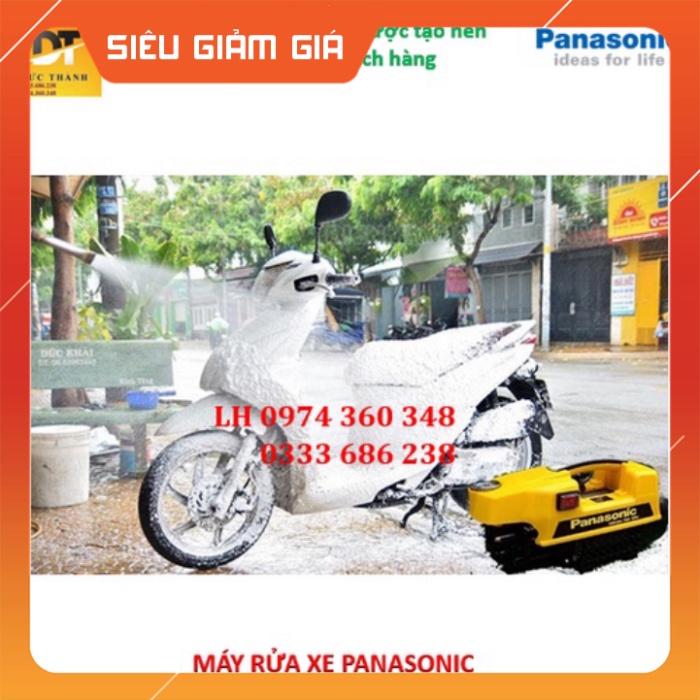 Cam kết Chính hãng Máy rửa xe PANASONIC công suất 300W. Bảo hành 12 tháng.