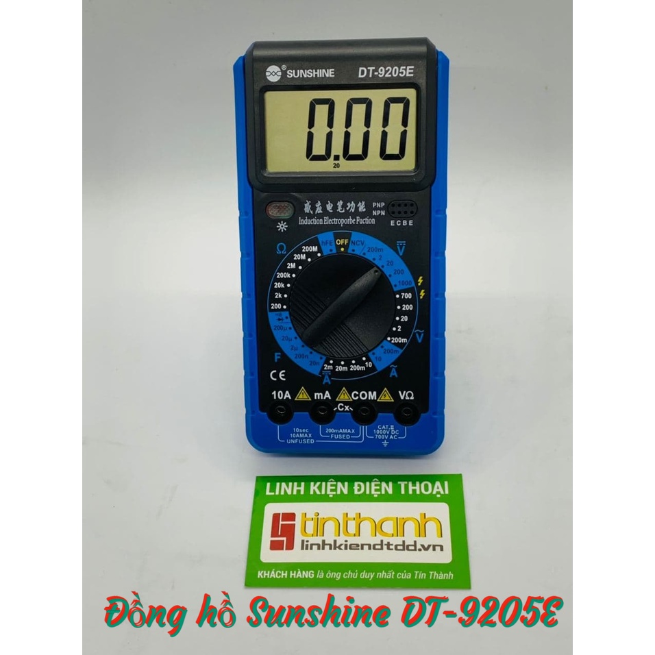Đồng hồ đo điện vạn năng DT-9205E - Sunshine