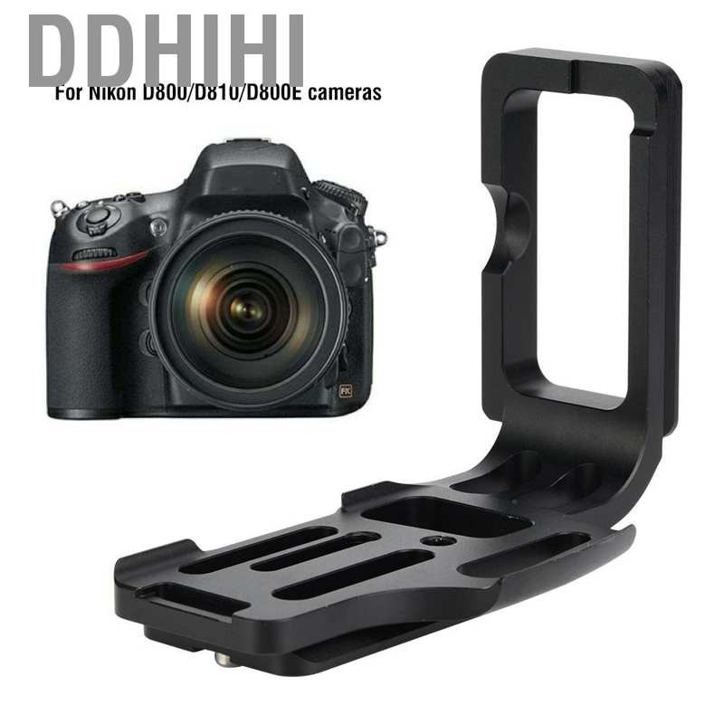 Ddhihi 1/4"-20 Quick Release L Camera Bracket Vertical Grip for Nikon D800/D810/D800E S