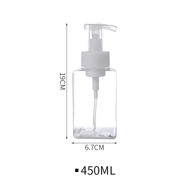 Bình Rỗng Đựng Xà Phòng Dạng Nhấn Tạo Bọt 250ml 450ml
