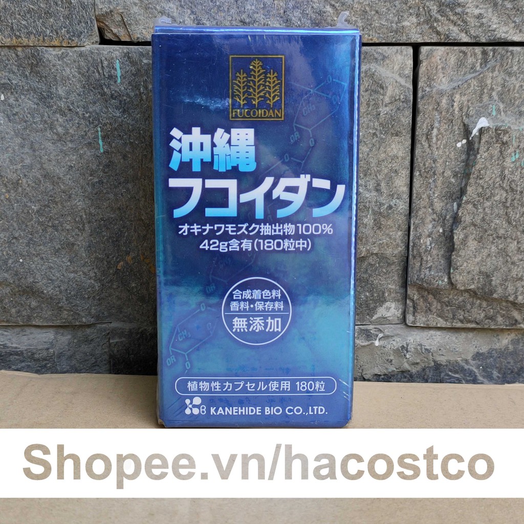 Viên Uống Okinawa Fucoidan Của Nhật 180 Viên - Fucoidan Okinawa