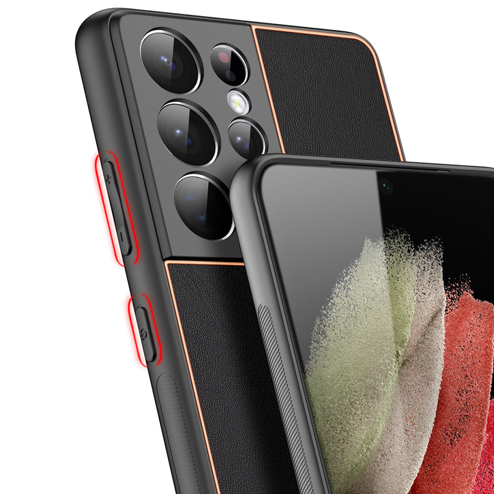 Ốp Điện Thoại DUX DUCIS Da + TPU Chống Trượt Cho Samsung Galaxy S21 Ultra Galaxy S21 Plus