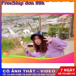 ÁO SWEATER NỮ THUN TÍM WE ARE YOUNG