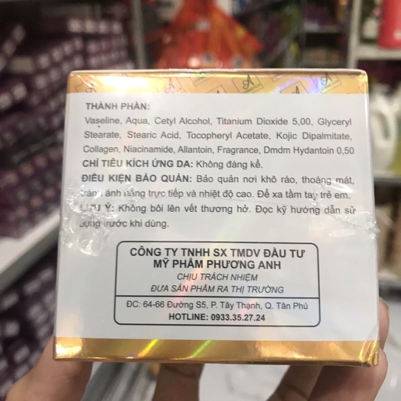 KEM FACE PHÁP A COSMETIC WHITENING CHÍNH HÃNG 50g