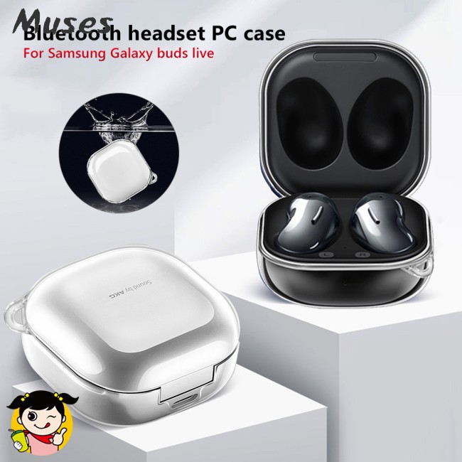 Vỏ Bảo Vệ Hộp Sạc Tai Nghe Samsung Galaxy Buds Live Bằng Pc Trong Suốt | BigBuy360 - bigbuy360.vn