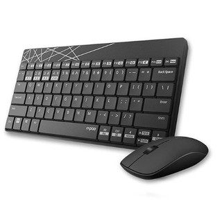 Bộ bàn phím chuột không dây Rapoo 8000M (USB-Wireless, Bluetooth)
