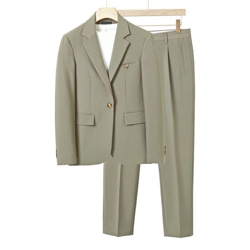 Bộ Đồ Vest 2 Món Màu Sắc Thanh Lịch Cao Cấp Cho Nam