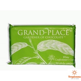 Socola Compound Trắng Grand Place - Thẻ 1kg [Khách đặt hỏa tốc tránh chảy socola]