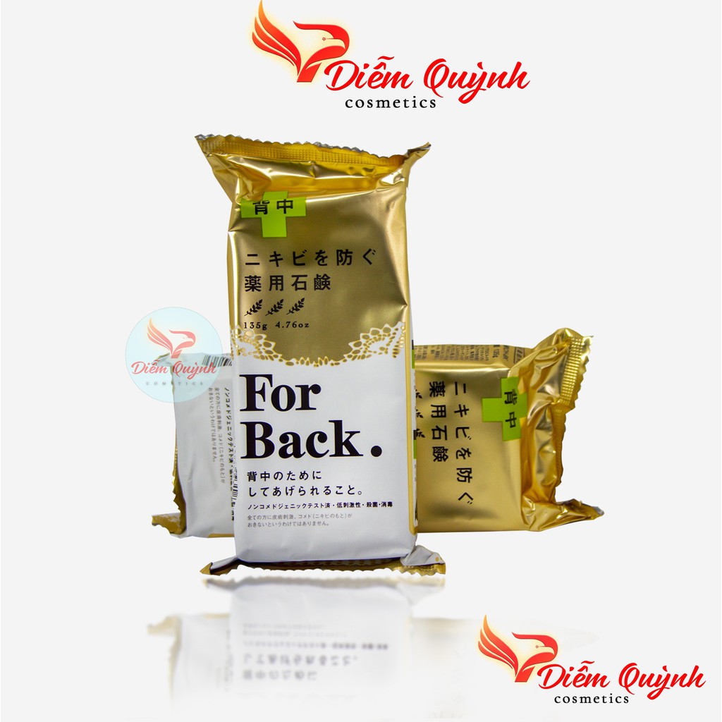 Xà Phòng Giảm Mụn, Giảm Thâm Lưng Pelican For Back Medicated Pelican Soap Nhật Bản