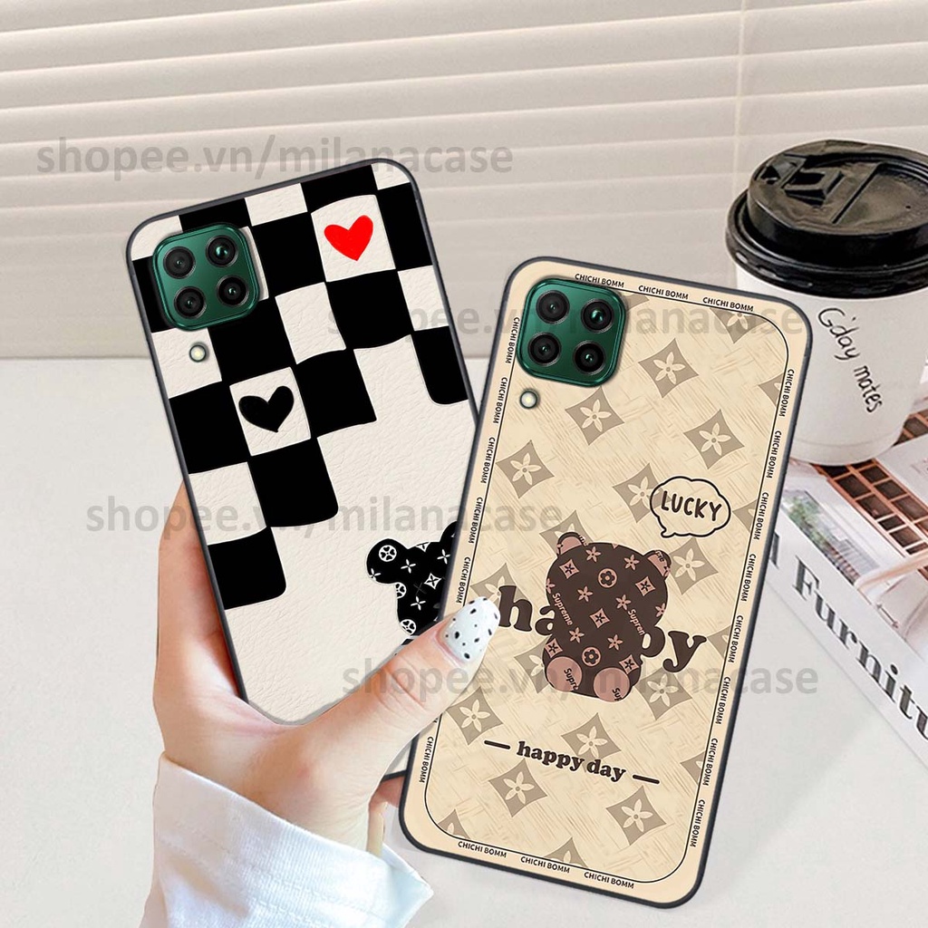 Ốp Huawei Nova 7i gấu be@rBrick gấu Teddy Kaws siêu đẹp, phong cách, cá tính