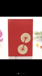 Thiệp nổi / thiệp 3D mẫu xe đạp đỏ
