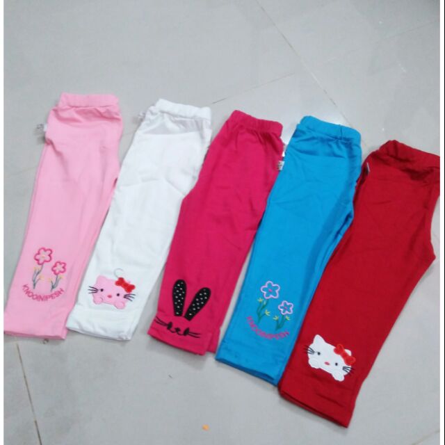 Quần dài leging chất cotton 4c mềm mịn