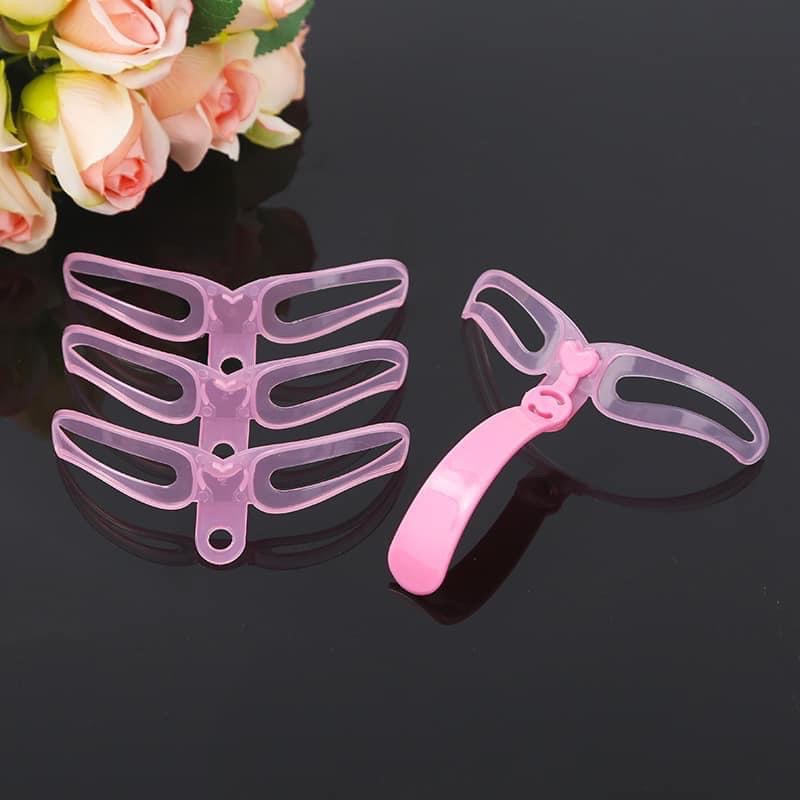 Khuôn Hỗ Trợ Kẻ Vẽ Lông Mày 8 Kiểu Tiện Lợi