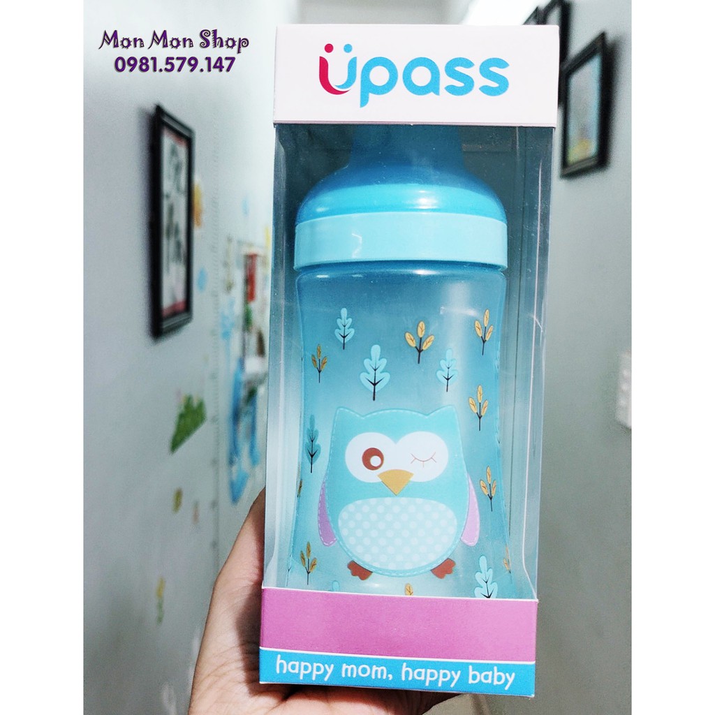 (Made in Thailand) Bình uống nước đầu hút mềm Upass