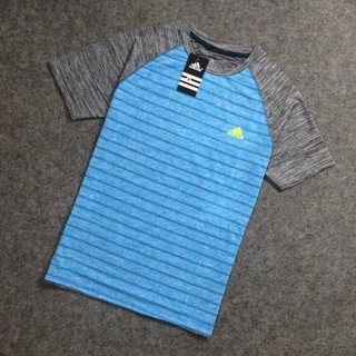 Áo thun cổ tròn raglan nam
