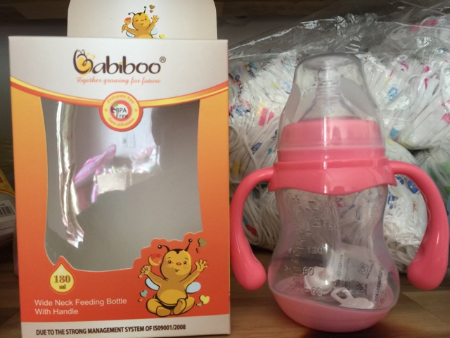 Bình sữa Babiboo cổ rộng 180ml/240ml