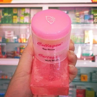 1bộ kem collagen plus vit e ( kem ngày, kem đêm và soap )