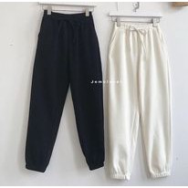 Quần Jogger Nữ Trơn Chất Liệu Vải Thun Co Giãn Form Vừa Vặn Tôn Dáng Inye - 2644 JEMCLOSET